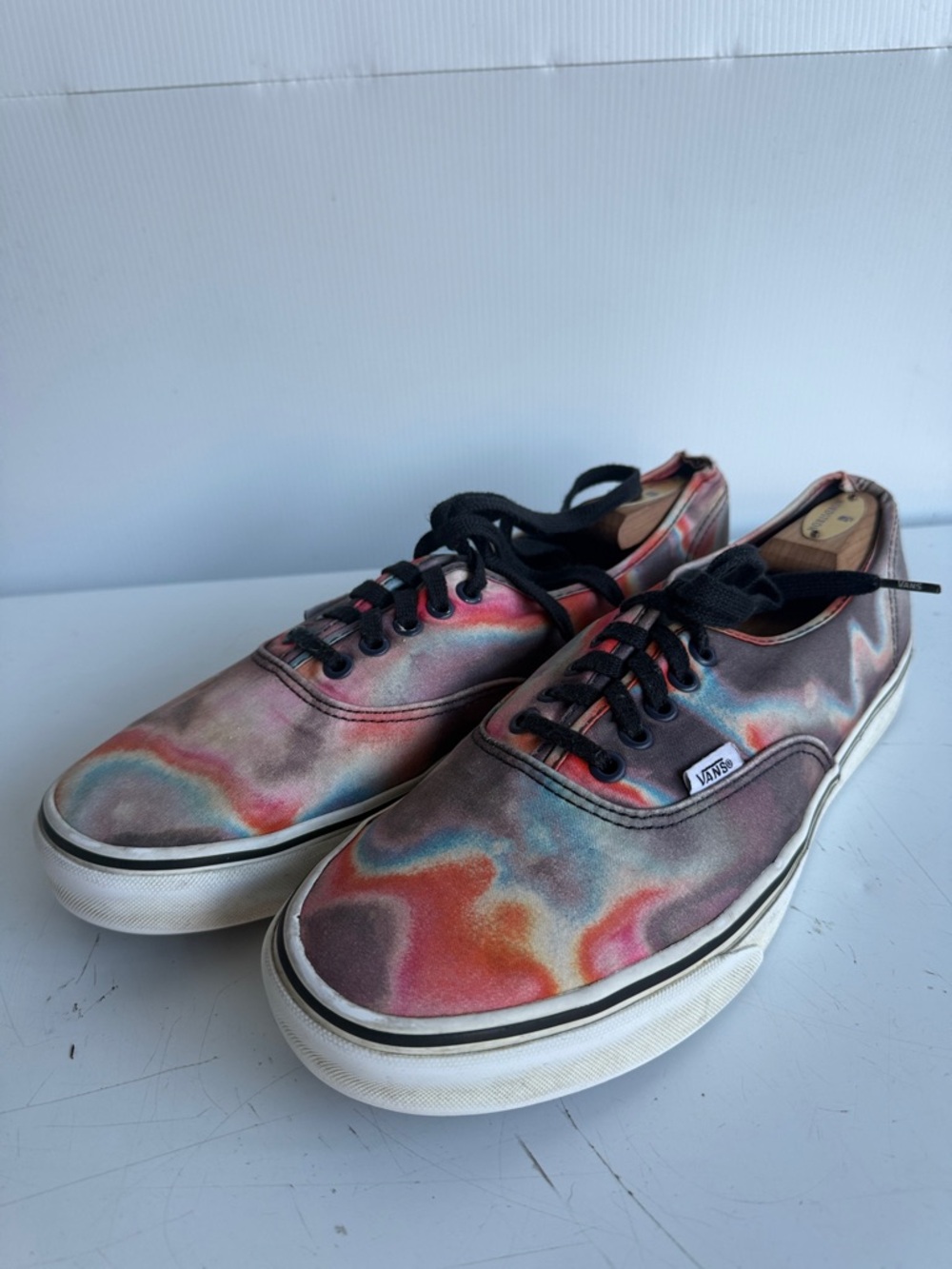 VANS AUTHENTIC DARK AURA TIE DYE SNEAKERS SHOES SIZE 11.5 MULTI COLOR